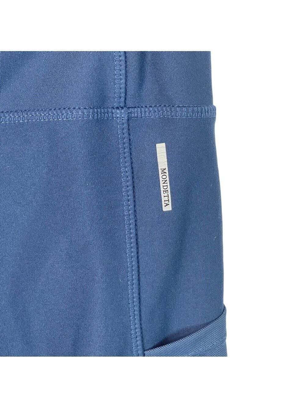 Mondetta Blue Polyester Blend Stretch Skinny Mesh Pockets Yoga Pants Size Small - Picture 5 of 16